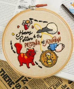 Hoop-Broideries All Of It Harry Potter Embroidery Hoop Art
