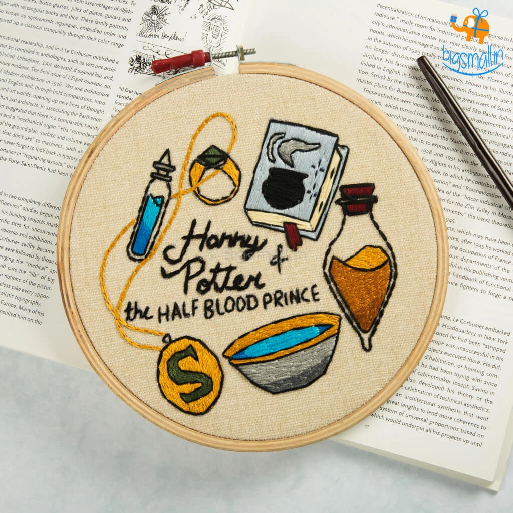 Hoop-Broideries All Of It Harry Potter Embroidery Hoop Art