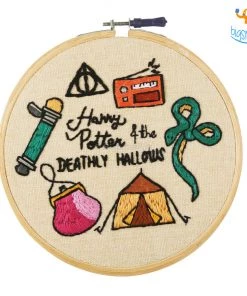 Hoop-Broideries All Of It Harry Potter Embroidery Hoop Art