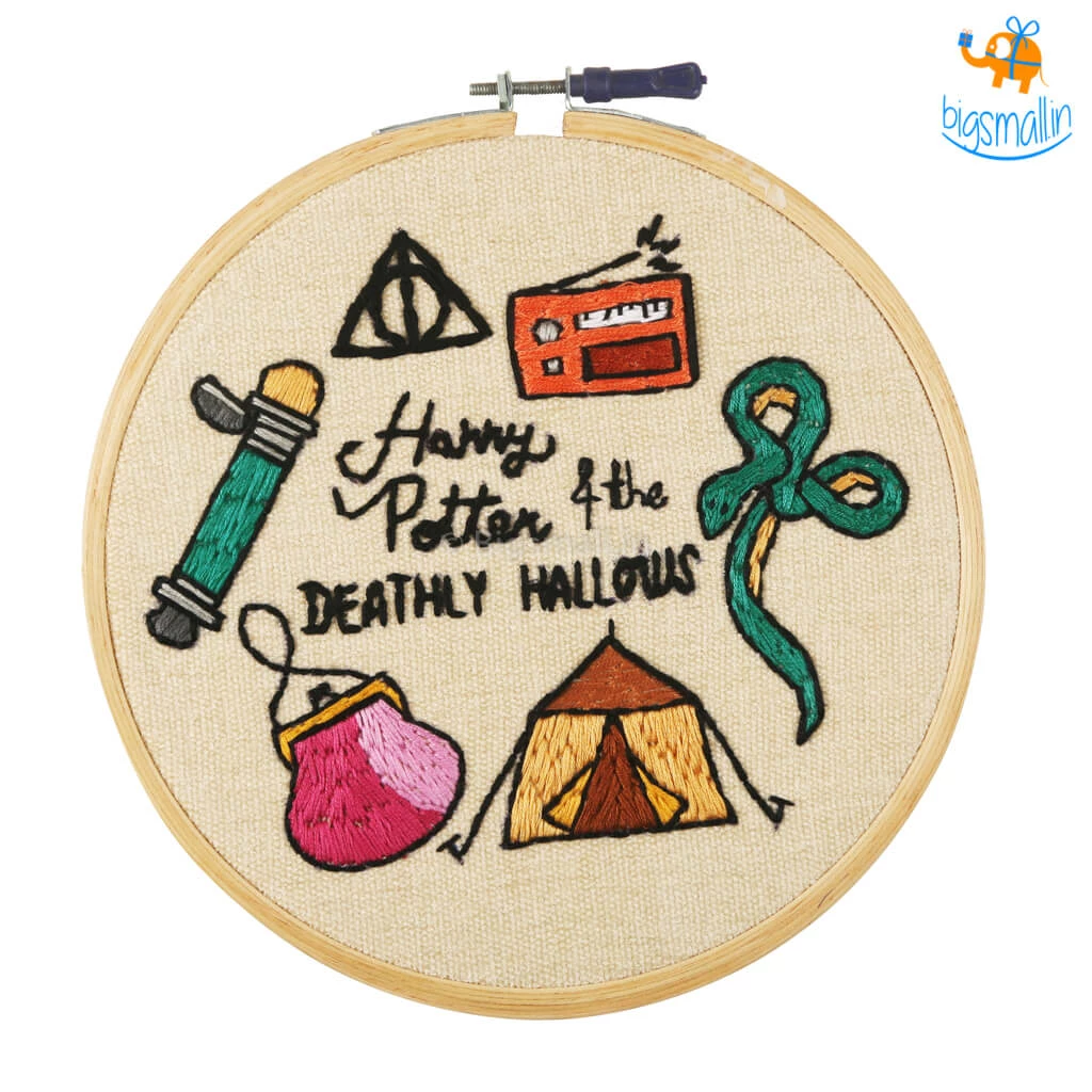 Hoop-Broideries All Of It Harry Potter Embroidery Hoop Art