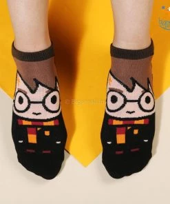 Bigsmall_hmk Harry Potter Ankle Length Socks - Set Of 3