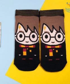 Bigsmall_hmk Harry Potter Ankle Length Socks - Set Of 3