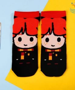 Bigsmall_hmk Harry Potter Ankle Length Socks - Set Of 3