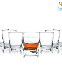 Devnow Corporate Hammered Bottom Whiskey Glasses - Set Of 6