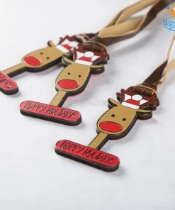 Bigsmall_piu All Of It Happy Holidays Metallic Luggage Tag