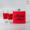 Vinny Y Happy Hour Flask And Shot Glasses Set