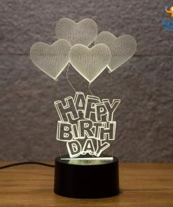 Saad Impex Happy Birthday Hologram Lamp All Of It