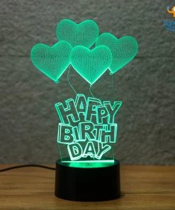 Saad Impex Happy Birthday Hologram Lamp All Of It
