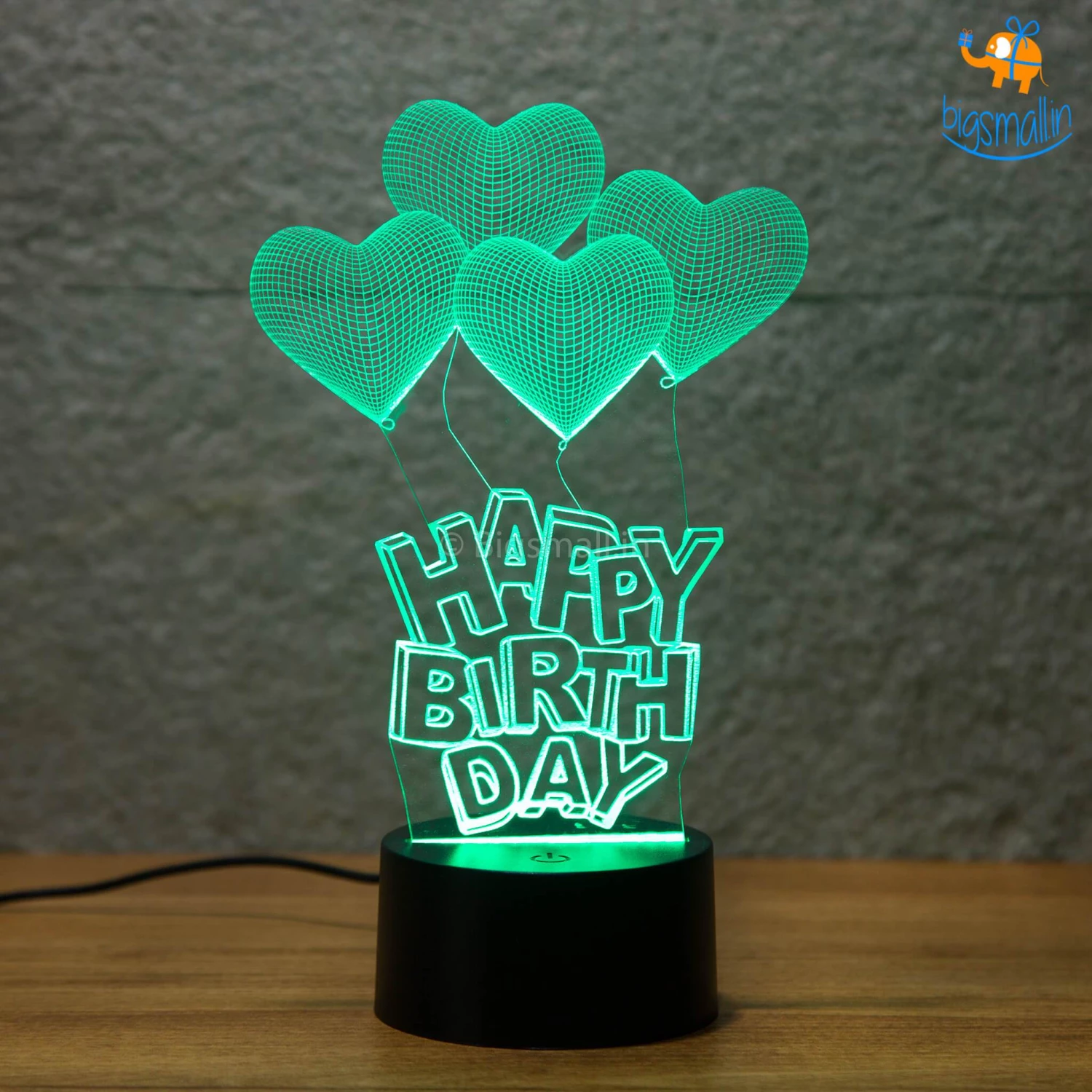 Saad Impex Happy Birthday Hologram Lamp All Of It