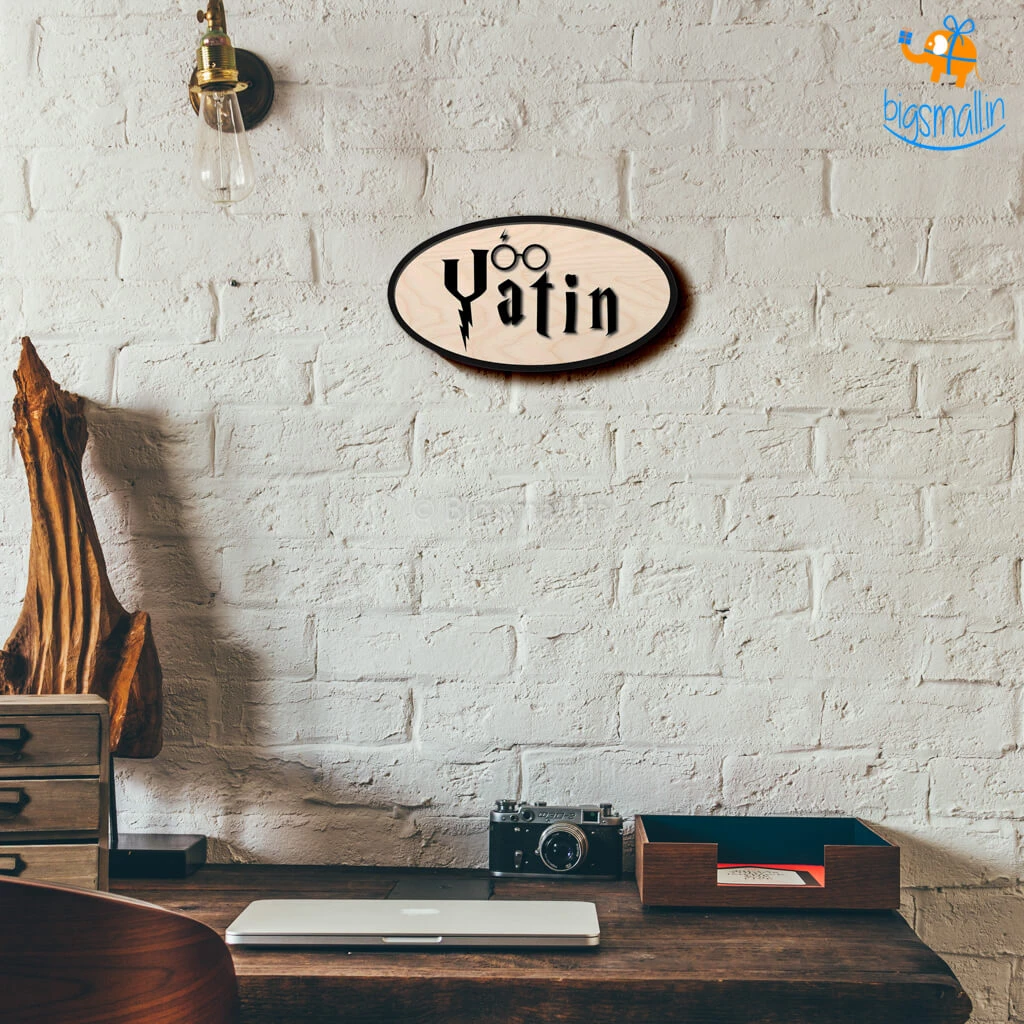 Chitra Chaya Personalized Harry Potter Themed Nameplate | COD Not Available