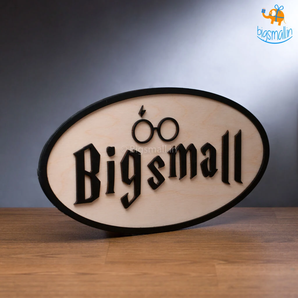 Chitra Chaya Personalized Harry Potter Themed Nameplate | COD Not Available