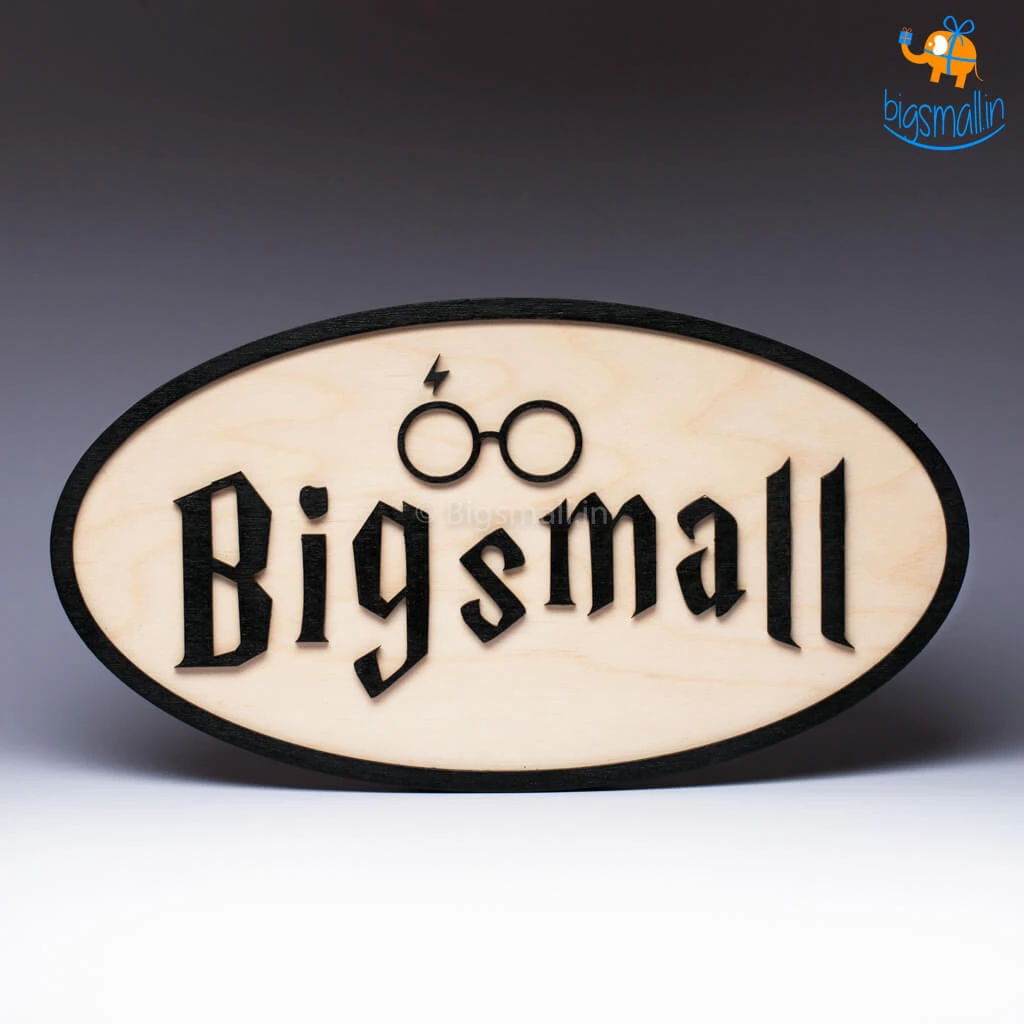 Chitra Chaya Personalized Harry Potter Themed Nameplate | COD Not Available