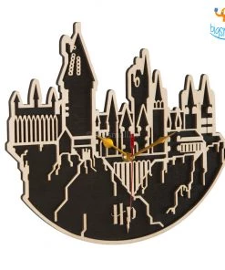Bigsmall_cc Hogwarts Wooden Wall Clock Corporate