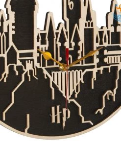 Bigsmall_cc Hogwarts Wooden Wall Clock Corporate