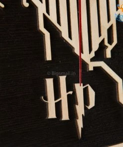 Bigsmall_cc Hogwarts Wooden Wall Clock Corporate