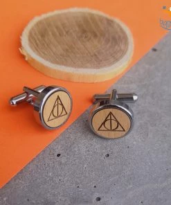DesignWesign Harry Potter Wooden Cufflinks