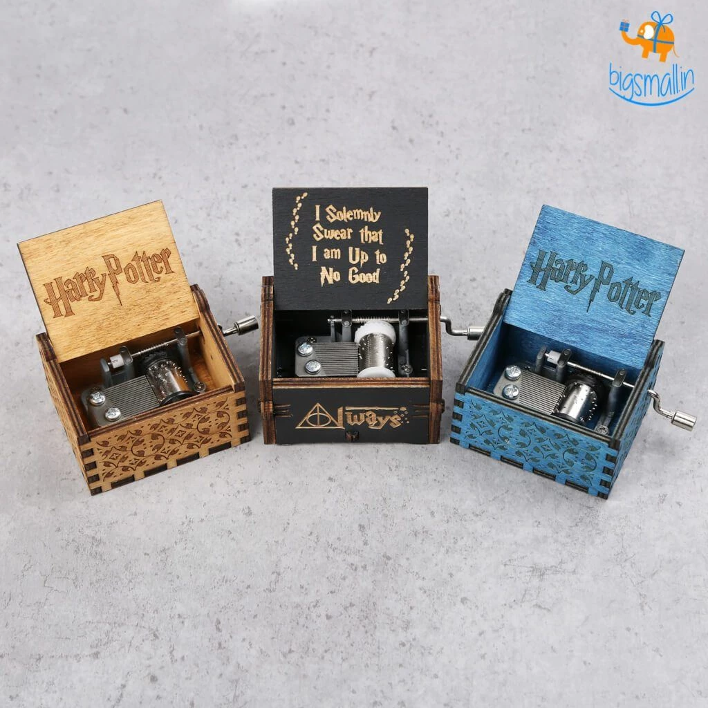 AmyLi Harry Potter Wooden Music Box