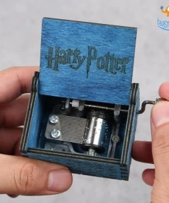 AmyLi Harry Potter Wooden Music Box