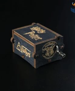 AmyLi Harry Potter Wooden Music Box