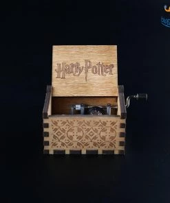 AmyLi Harry Potter Wooden Music Box