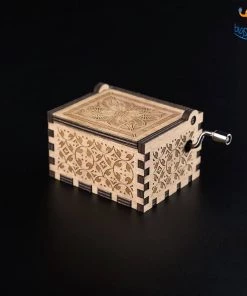 AmyLi Harry Potter Wooden Music Box