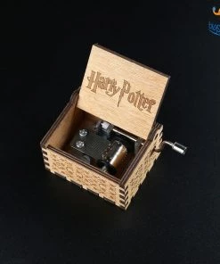 AmyLi Harry Potter Wooden Music Box