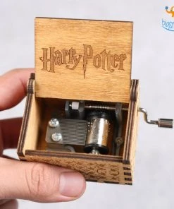 AmyLi Harry Potter Wooden Music Box