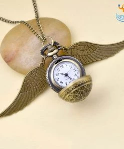 AmyLi Official HP Snitch Necklace With Watch