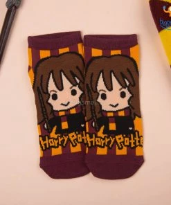 Bigsmall_hmk Harry Potter Ankle Length Socks - Set Of 3