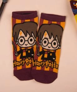 Bigsmall_hmk Harry Potter Ankle Length Socks - Set Of 3