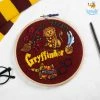 Hoop-Broideries Gryffindor Embroidery Hoop Art - Harry Potter All Of It
