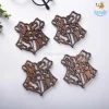 Bigsmall_cc Harry Potter Laser Cut Wooden Coasters - Set Of 4