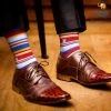 SockSoho Hawaii Striped Socks Father's Day