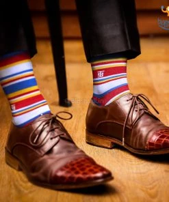 SockSoho Hawaii Striped Socks Father's Day