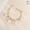 Yuvanta Heart-Key Beaded Charm Bracelet All Of It