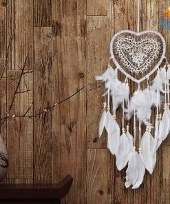 Bigsmall_hmk Heart Dreamcatcher With LED Lights