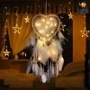 Bigsmall_hmk Heart Dreamcatcher With LED Lights