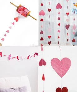 Ascetic All Of It Hanging Hearts String Decorative
