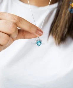 Ash Designs Heart Semi-Precious Pendant With Silver Chain Best Sellers