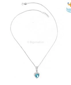 Ash Designs Heart Semi-Precious Pendant With Silver Chain Best Sellers