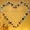 Coral Tree Heart Shape Curtain Clips LED String Lights All Of It