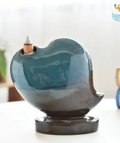 VinnyC Corporate Heart-Shaped Backflow Incense Burner
