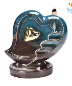 VinnyC Corporate Heart-Shaped Backflow Incense Burner