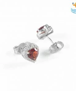 Ash Designs Heart Semi-Precious Heart Earring Studs All Of It