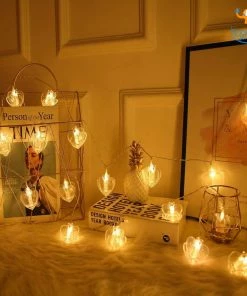 Bigsmall Heart Clip LED String Lights All Of It