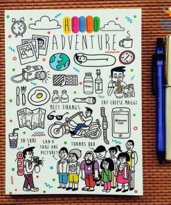 Doodlee Do Hello Adventure Notebook