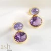 Ash Designs Hestia Amethyst & Tanzanite Earrings All Of It
