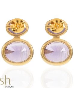 Ash Designs Hestia Amethyst & Tanzanite Earrings All Of It
