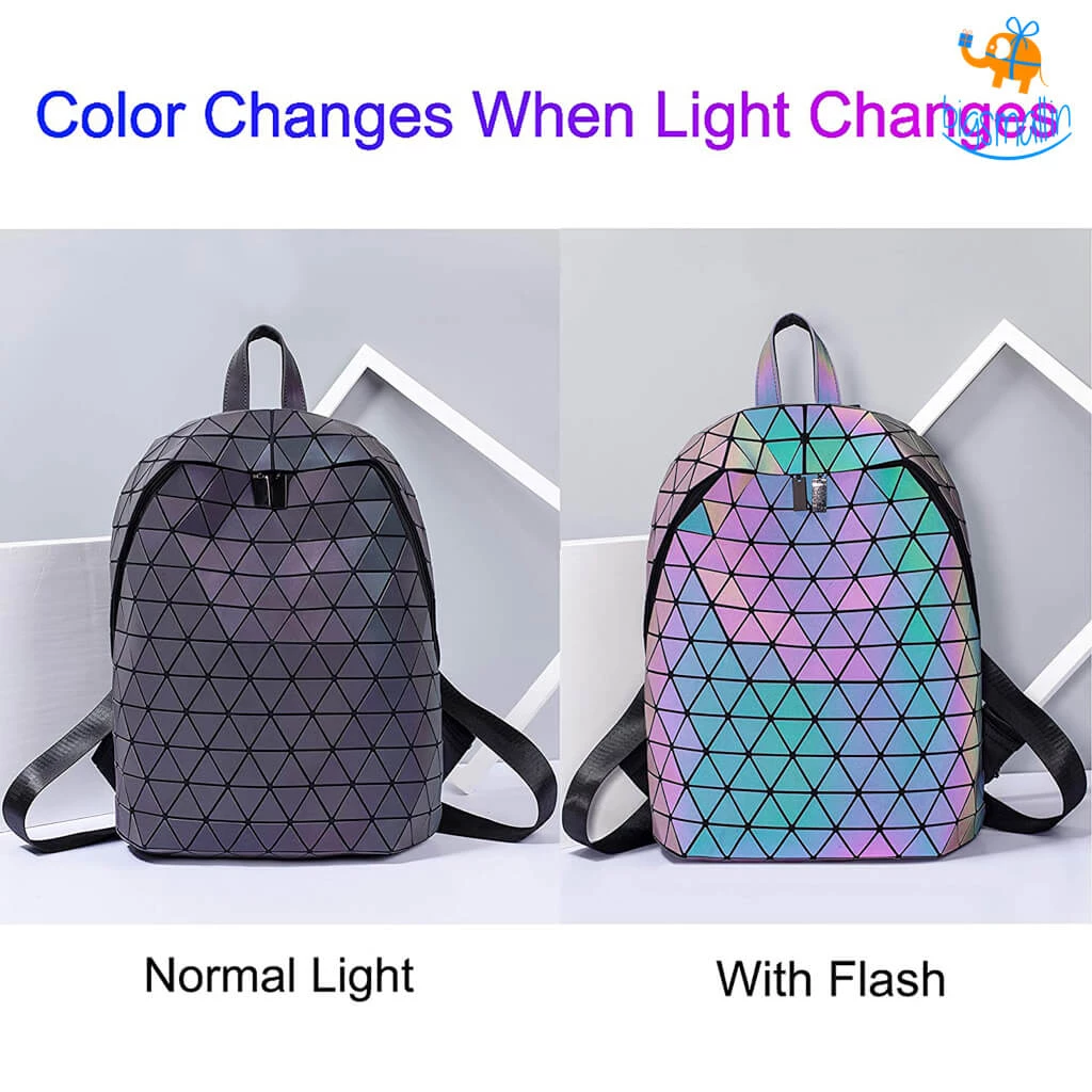 Big Daddy All Of It Iridescent Holographic Backpack