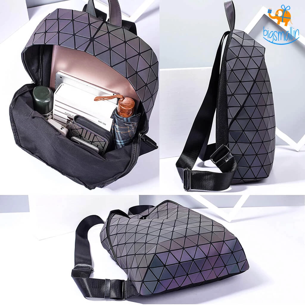 Big Daddy All Of It Iridescent Holographic Backpack